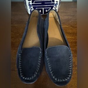 Jack Rogers Millie Suede Moccasins (navy)
